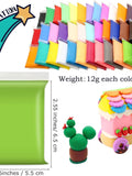 24 pcs. Air Dry Clay with Magic Clay Tools for Kids